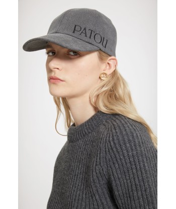 Patou cap in organic cotton denim Les êtres humains sont 