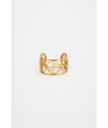 JP cuff in gold-plated brass votre