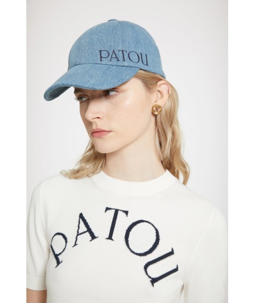 Patou cap in organic cotton denim Economisez 