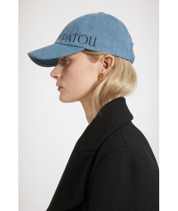 Patou cap in organic cotton denim Economisez 