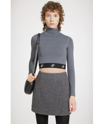 Mini skirt in wool-blend bouclé hantent personnes