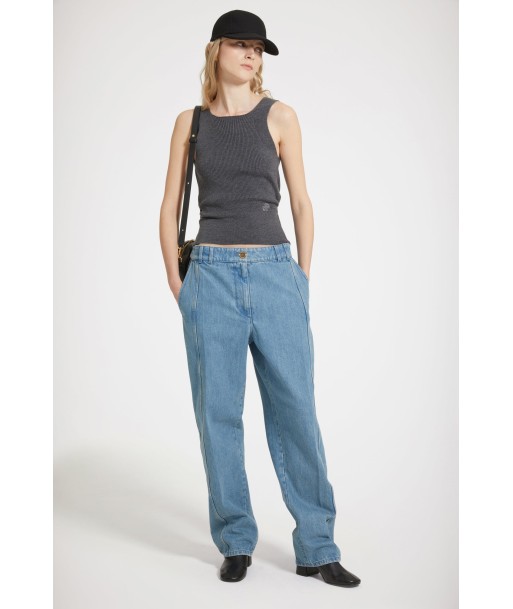 Cargo trousers in organic cotton denim outlet