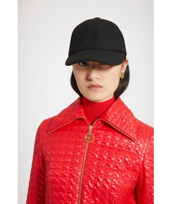 Longline zipped jacket in eco-friendly quilted nylon les ligaments