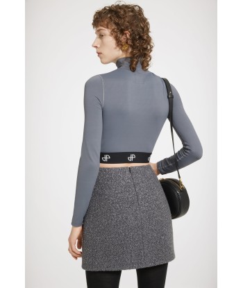 Mini skirt in wool-blend bouclé hantent personnes