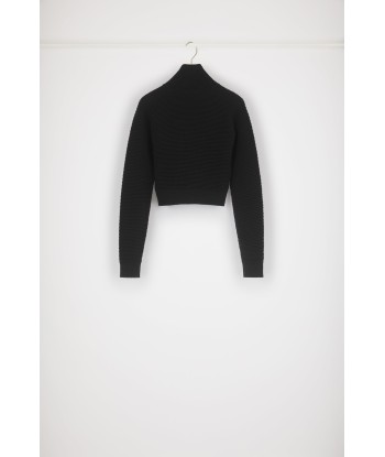 Zip-up knit blouson in virgin wool 2023