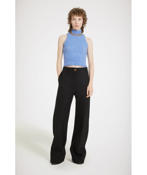 Iconic long trousers in wool-blend felt online