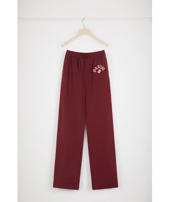 Bouclette embroidery tracksuit trousers in organic cotton Faites des économies