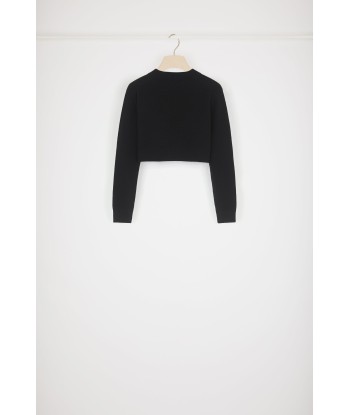 Cropped jumper in wool and cashmere Toutes les collections ici