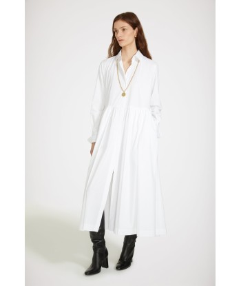 Midi shirt dress in organic cotton Paris Déstockage Promo