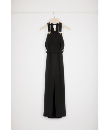 Dungaree midi dress in technical crepe 2 - 3 jours ouvrés.