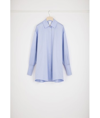 Mini shirt dress in eco-friendly satin 50% de réduction en Octobre 2024