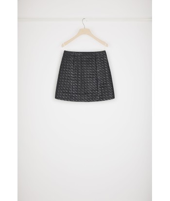 Mini skirt in eco-friendly quilted nylon la chaussure