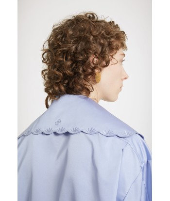 Long embroidered collar in eco-friendly satin Faites des économies