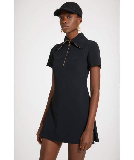 Skater mini dress in technical crepe meilleur choix