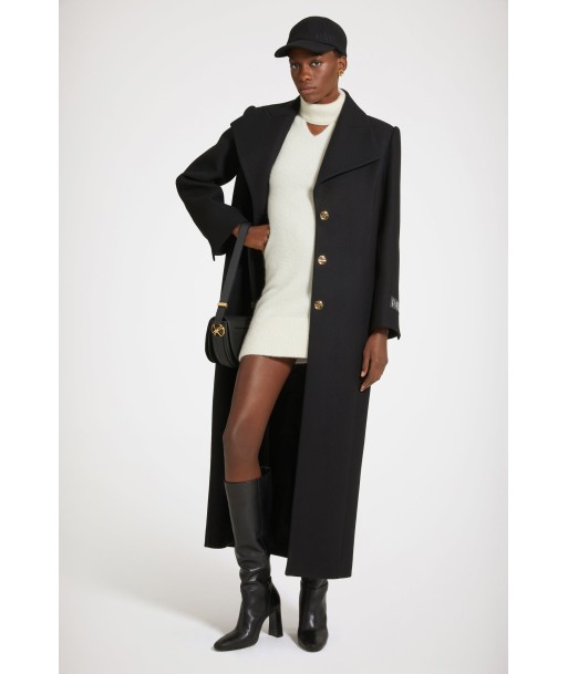 Long tailored coat in wool-blend felt Par le système avancé 