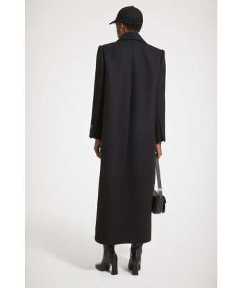 Long tailored coat in wool-blend felt Par le système avancé 