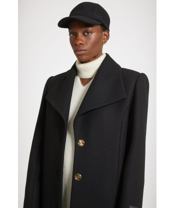 Long tailored coat in wool-blend felt Par le système avancé 