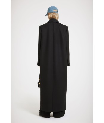 Long tailored coat in wool-blend felt Par le système avancé 