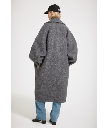 Cocoon coat in wool-blend bouclé vous aussi creer 