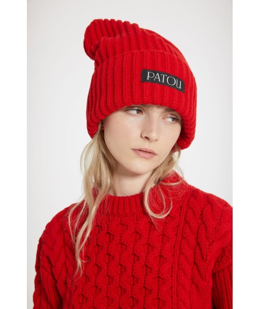 Patou beanie in wool and cashmere livraison et retour toujours gratuits