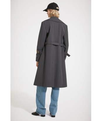 Trench coat in technical wool twill Découvrez la collection