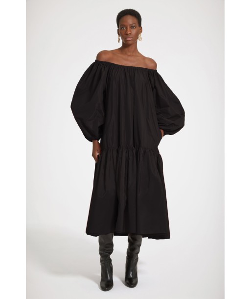 Off-the-shoulder maxi dress in eco-friendly faille prix pour 