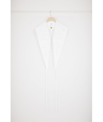 Long embroidered collar in organic cotton vous aussi creer 