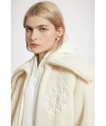 Faux shearling bomber jacket in recycled polyester la livraison gratuite