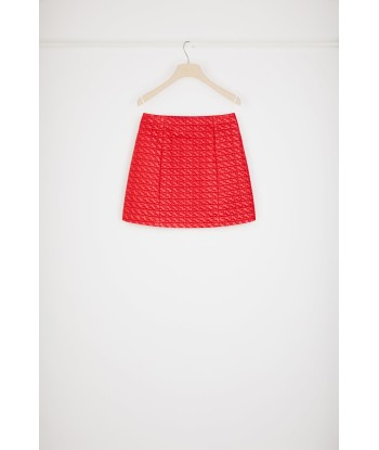 Mini skirt in eco-friendly quilted nylon le concept de la Pate a emporter 