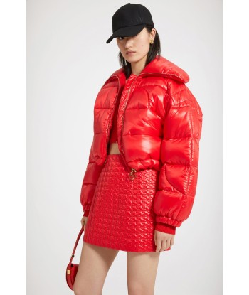 Short puffer jacket in eco-friendly polyamide ou a consommer sur place