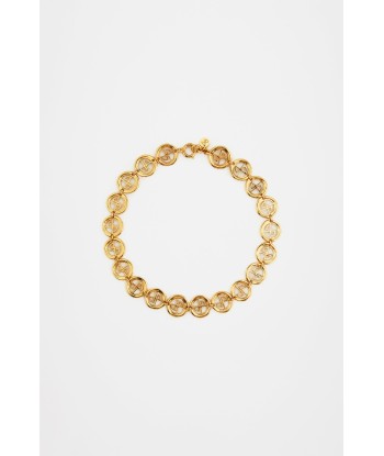 JP necklace in gold-plated brass chez Cornerstreet bien 