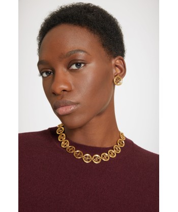 JP necklace in gold-plated brass chez Cornerstreet bien 