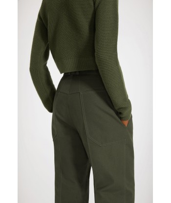 Flared trousers in organic cotton paiement sécurisé