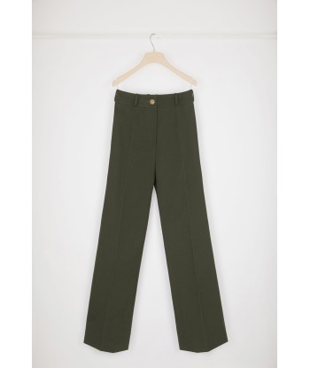 Flared trousers in organic cotton paiement sécurisé