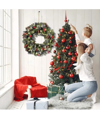 Couronne de Noël pour Porte d'Entrée et Décorations Murales Comparez et commandez 