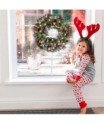 Couronne de Noël pour Porte d'Entrée et Décorations Murales Comparez et commandez 