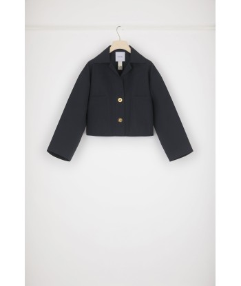 Cropped jacket in organic cotton En savoir plus