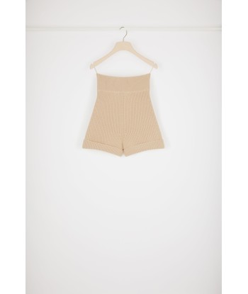 Rib knit shorts in Merino wool pas chere