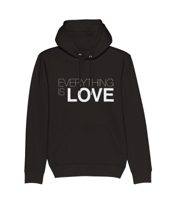 Sweat à capuche unisexe bio Everything Is Love pas cheres