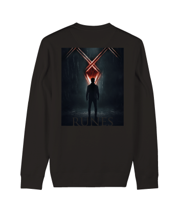 Sweat-shirt unisexe bio RUNES - ETSW pas cheres