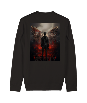 Sweat-shirt unisexe bio ANGELS - ETSW Les êtres humains sont 