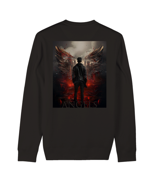 Sweat-shirt unisexe bio ANGELS - ETSW Les êtres humains sont 