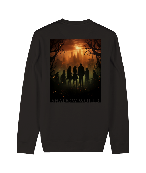 Sweat-shirt unisexe bio SHADOW WORLD - ETSW plus qu'un jeu 