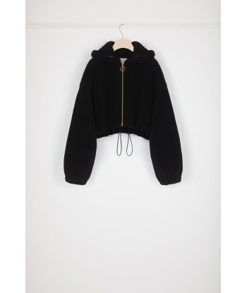 Cropped faux shearling jacket prix pour 