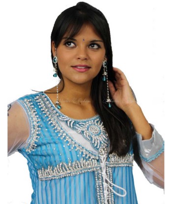 Salwar Bleu Ralina - Taille 38 Découvrez la collection