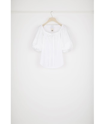 Drawstring top in organic cotton est présent 