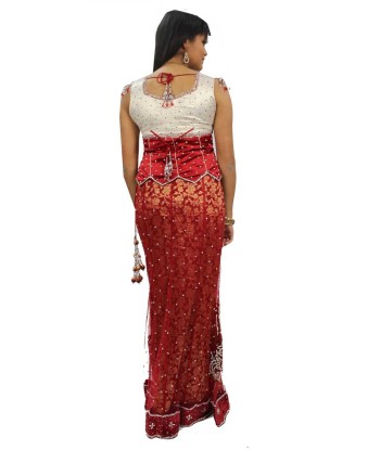 Lehenga rouge Mashayira - Taille 38 le des métaux précieux