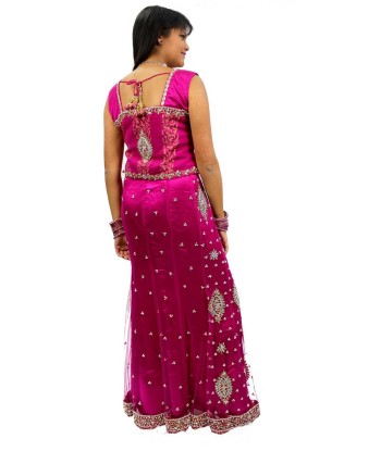 Lehenga designer rose Saabira - Taille 42 de la marque