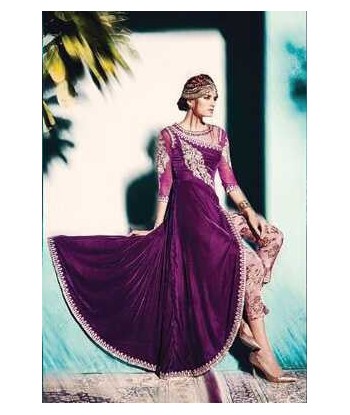 Salwar Bordeaux Marziya - Taille 40/42 pas cheres