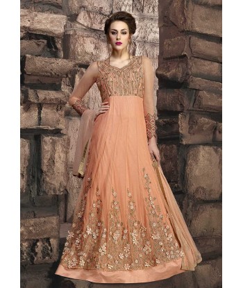 Robe de soirée Florale Orange Sabriya commande en ligne